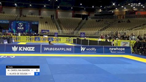 MARIA CAROLINA BARÓN VICENTINI vs INGRIDD ALVES DE SOUSA 2024 Pan Jiu Jitsu IBJJF Championship