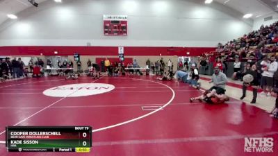 58-63 lbs Round 2 - Kade Sisson, HRA vs Cooper Dollerschell, Bear Cave Wrestling Club