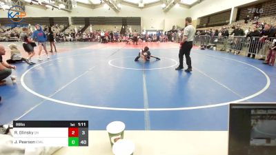 89 lbs Rr Rnd 5 - Raymond Glinsky, Quaker Nation vs Joey Pearson, ICWL Bruisers Black N Gold