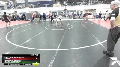 97 lbs 1st Place Match - Matthew Deangelo, Imperium vs Brady Zabriskie, Virginia Team Predator