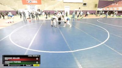 170 lbs Cons. Round 2 - Brooke Keller, Utah vs Kiernan Farmer, Illinois