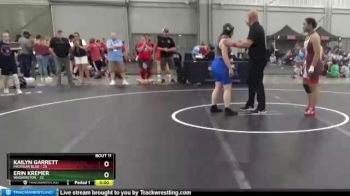 200 lbs Round 3 (8 Team) - Kailyn Garrett, Michigan Blue vs Erin Kremer, Washington