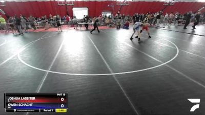 136 lbs Quarterfinal - Joshua Lassiter, IL vs Owen Schacht, WI