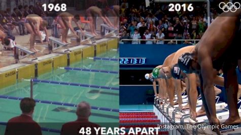 Side-By-Side | First & Last Olympic 100m Butterfly