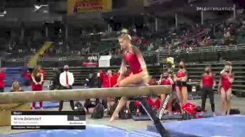 Alivia Ostendorf - Beam, Ball State University - 2021 GymQuarters Invitational