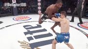 Watch: Tywan Claxton Lands Tremendous Flying Knee At Bellator 186