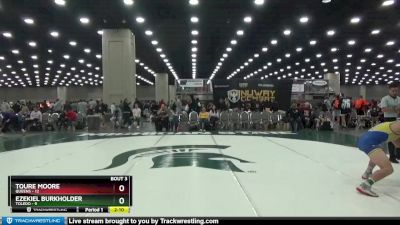 157 lbs Quarterfinals (8 Team) - Ezekiel Burkholder, Toledo vs Toure Moore, Queens