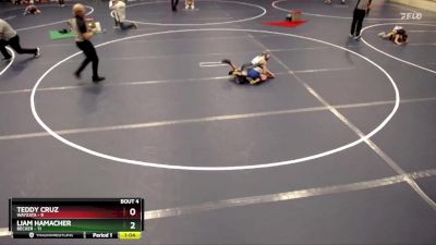 64 lbs Quarterfinals (8 Team) - Teddy Cruz, Wayzata vs Liam Hamacher, Becker