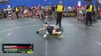 72 lbs Round 5 (6 Team) - Graeme Brown, Missouri Gold vs Case Gustafson, Untouchables Purple