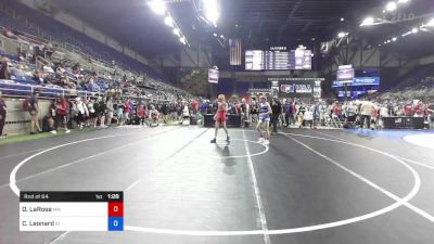 106 lbs Rnd Of 64 - Owen LaRose, Minnesota vs Carson Leonard, Idaho