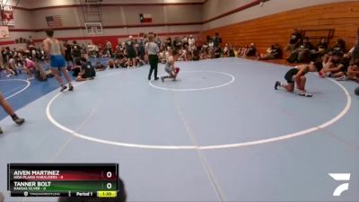 90 lbs Round 3 (6 Team) - Tanner Bolt, Kansas Silver vs Aiven Martinez, High Plains Marauders