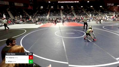 50 lbs Consolation - Makhi Adams, Windy City WC vs Landon Khan, Bear Cave