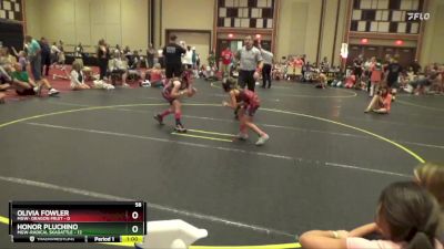 58 lbs Round 3 (4 Team) - Olivia Fowler, MGW- Dragon Fruit vs Honor Pluchino, MGW-Radical Skadattle