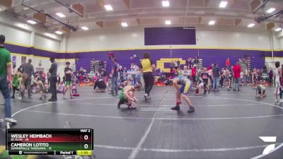 90 lbs Round 2 (6 Team) - Wesley Heimbach, KC Elite vs Cameron Lotito, Summerville Takedown