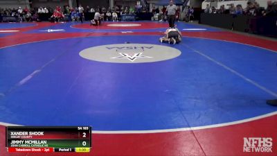 5A 165 lbs Quarterfinal - Jimmy Mcmillan, John Carroll Catholic HS vs Xander Shook, Shelby County