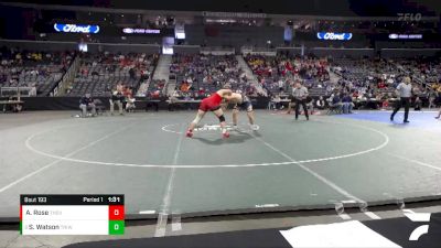 220 lbs Semifinal - Spencer Watson, Tri-West Hendricks vs Alex Rose, Terre Haute South Vigo