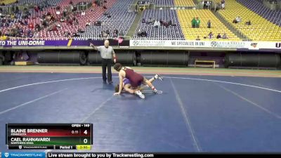 149 lbs Cons. Semi - Blaine Brenner, Minnesota vs Cael Rahnavardi, Northern Iowa