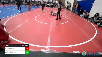 83 lbs Rr Rnd 4 - Benjamin Fisher, Salina Wrestling Club vs Eastin Province, Collinsville Cardinal Youth Wrestling