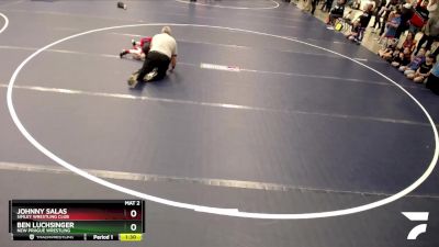 77 lbs Cons. Round 4 - Johnny Salas, Simley Wrestling Club vs Ben Luchsinger, New Prague Wrestling