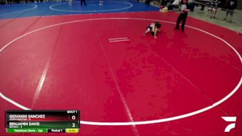 55 lbs Quarterfinals (8 Team) - Giovanni Sanchez, Worthington vs Benjamin Davis, Bemidji