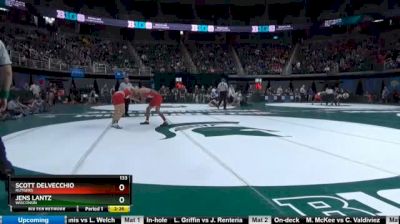 133 lbs Round of 16 - Scott Delvecchio, Rutgers vs Jens Lantz, Wisconsin