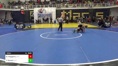 102 lbs Final - Nolan Haggerty, Westshore vs Thomas Gorski, Westshore