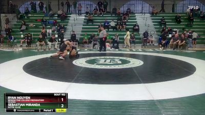 165 lbs Round 2 - Sebastian Miranda, Notre Dame vs Ryan Nguyen, Benedictine College Preparatory School