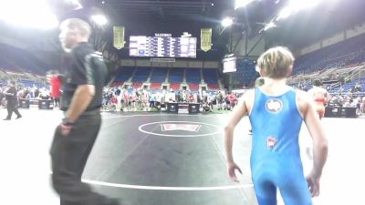 88 lbs Cons 8 #2 - Chance Wuhr, Ohio vs Landon Thoennes, Minnesota