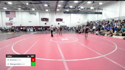 126 lbs Quarterfinal - Harrison Accorsi, Somers vs Christopher Manganiello, North Branford*