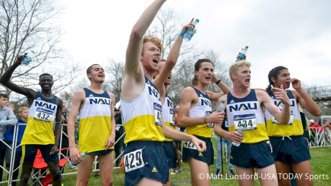 NAU men celebrate second consecutive NCAA XC title