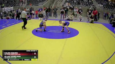 77 lbs Cons. Round 6 - Caleb Osborn, All-Phase Wrestling Club vs Elijah Hamelman, Hillsboro Mat Club