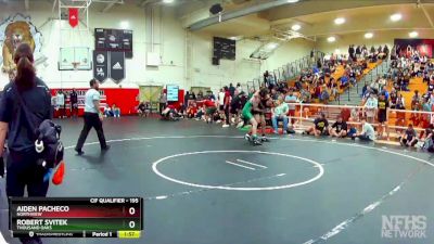 195 lbs Quarterfinal - Robert Svitek, Thousand Oaks vs Aiden Pacheco, Northview