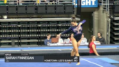 Sarah Finnegan - Floor, LSU - GymQuarters Invitational (NCAA)