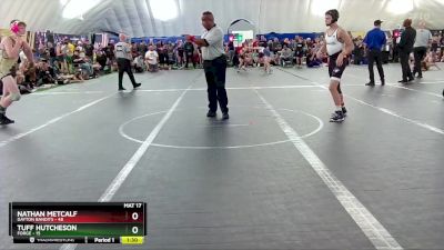 130 lbs Round 3 (8 Team) - Nathan Metcalf, Dayton Bandits vs Tuff Hutcheson, FORGE