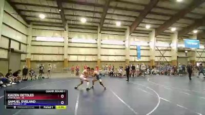 165 lbs Champ Round 1 (16 Team) - Kaizen DeToles, Utah Black vs Samuel Eveland, New Mexico 1