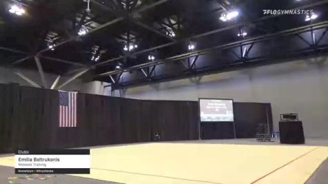 Emilia Baltrukonis - Clubs, Midwest Training - 2021 USA Gymnastics Championships