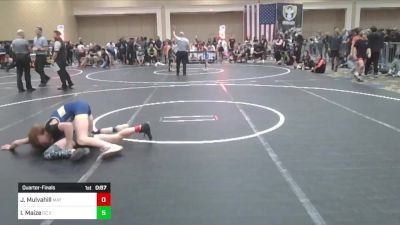 88 lbs Quarterfinal - Jack Mulvahill, Mat Sense vs Ian Maize, DC Elite