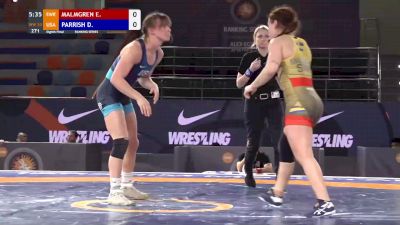 53 kgs Round of 16 - Emma Malmgren (SWE) vs Dominique Parrish (USA)