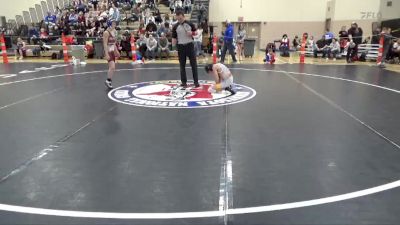 80 lbs Champ. Round 1 - Riley Kraemer, ROCORI vs Micah Donahue, No Nonsense Wrestling