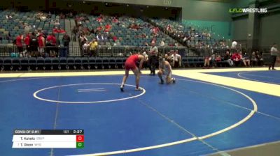 125 lbs Consi of 8 #1 - Tanner Kuketz, CSU-Pueblo vs Trent Olson, Wyoming