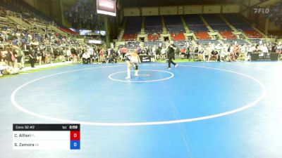 132 lbs Cons 32 #2 - Callie Alfieri, Florida vs Selena Zamora, Nebraska