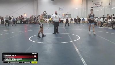 135 lbs Cons. Round 4 - Carlos Rodriguez, White House Wrestling vs Brysen Ealy, Roughnecks WC