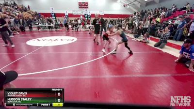 75-81 lbs Round 4 - Hudson Staley, Bear Cave WC vs Violet Davis, Wiggins Youth WC