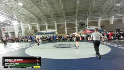 120 V Champ. Round 3 - Brigham Cookson, Mountain View UT V vs Bryce Pulver, South Summit V