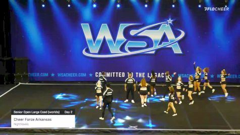 Cheer Force Arkansas - NightHawks [2022 Senior Open Large Coed (worlds) Day 2] 2022 WSA Grand Nationals