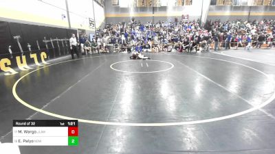 106 lbs Round Of 32 - Marissa Wargo, Jonathan Law vs Evan Palyo, Notre Dame-West Haven