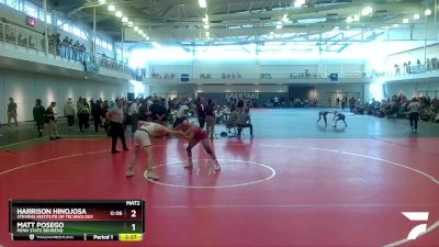 165 lbs Prelim - Harrison Hinojosa, Stevens Institute Of Technology vs Matt Posego, Penn State Behrend