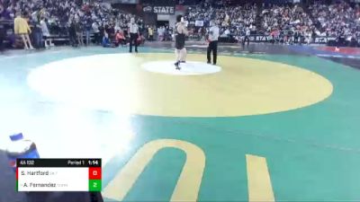 4A 132 lbs Semifinal - Alejandro Fernandez, Sunnyside vs Stone Hartford, South Kitsap