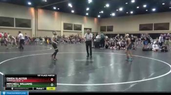 85 lbs Finals (2 Team) - Owen Slagter, Tennessee Blue vs Mitchell Williams, Iowa Black