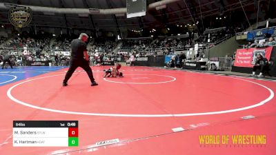 64 lbs Consi Of 8 #2 - Miguel Sanders, Stl Warriors vs Kenny Hartman, Kodiak Attack